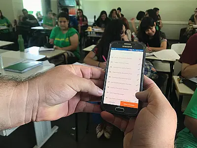 Aplicativo que monitora a frequência de aluno em sala de aula é implementado no Estado